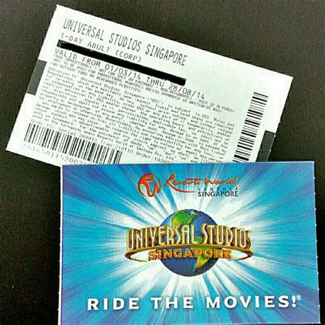 Universal Studios Ticket With F B Voucher Tickets Vouchers Local