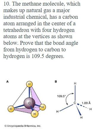 Answered 10 The Methane Molecule Which Makes Bartleby