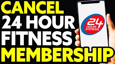 How To Cancel 24 Hour Fitness Membership Easy Youtube