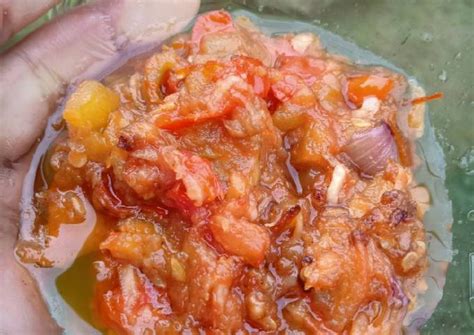 Resep Sambal Tomat Simpel Sambal Tomat Iris Oleh Jumiati Cookpad