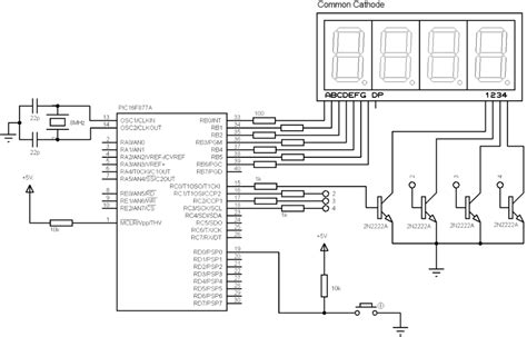 Pic16f877a Microcontroller Circuit Diagram