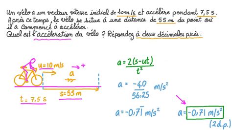 Perceptuel Précédemment boulon calcul distance avec vitesse et