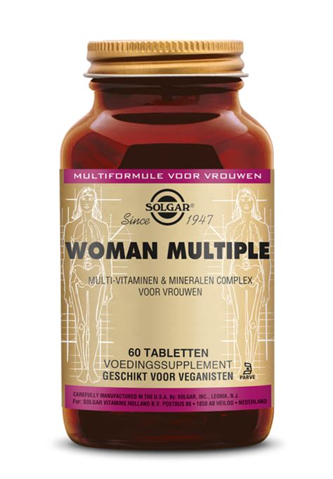 Woman Multiple Multivitamine Voor Vrouwen Solgar Vitamins