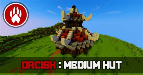 Orcish Medium Hut Tutorial Minecraft Project