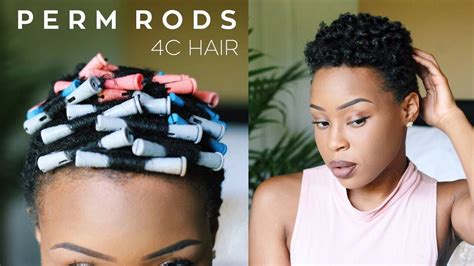 The Best Heatless Perm Rod Set On Tapered C Twa Youtube In