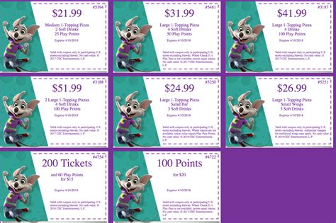 Chuck E Cheese Coupons Printable Nbkomputer