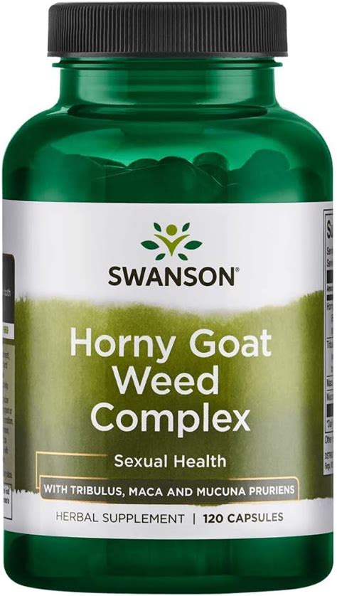 Amazon Swanson Horny Goat Weed Complex Capsules Health