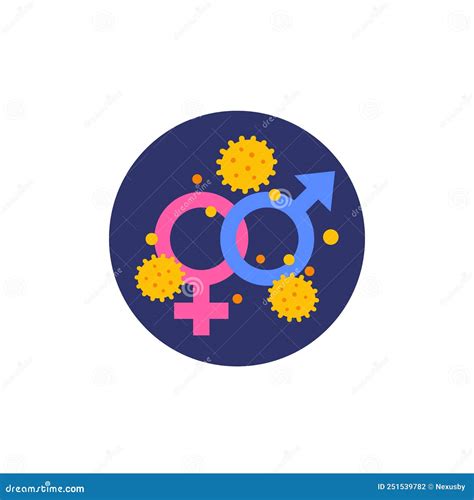 Sexual Transmitted Disease Std Vector Icon Stock Vector Illustration