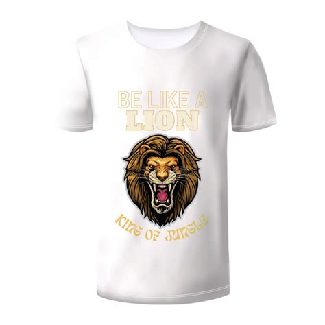 LION T-SHIRT DESIGN - MasterBundles