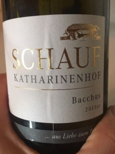 Weingut Schauf Bacchus Vivino US