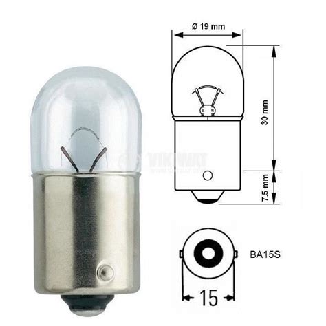 10 AMPOULES R5W 12 VOLTS 5 WATTS CULOT BA15S Cdiscount Auto