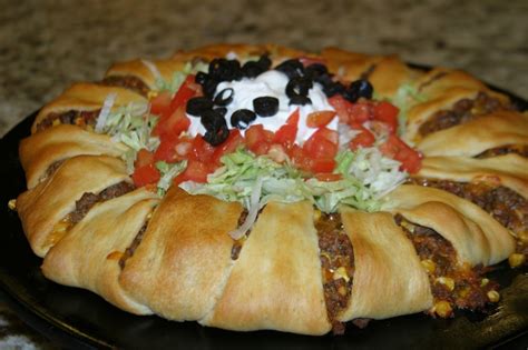 Crescent Roll Taco Bake Recipe Crockpot Girl