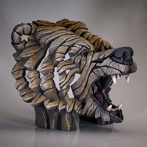 Grizzly Bear Bust Edge Sculptures By Matt Buckley Touch Of Modern