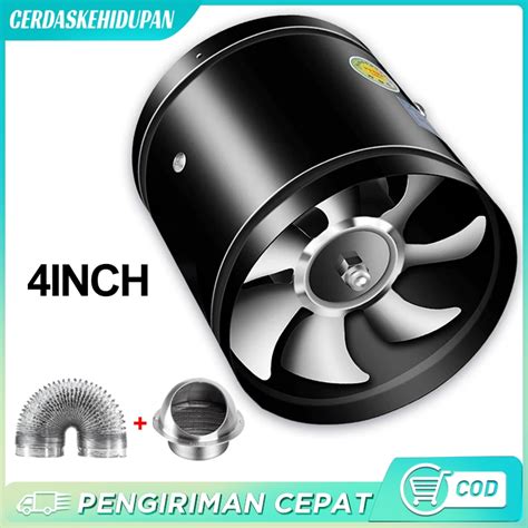 Jual Inch Inch Inline Duct Fan Booster Exhaust Blower Air Cooling