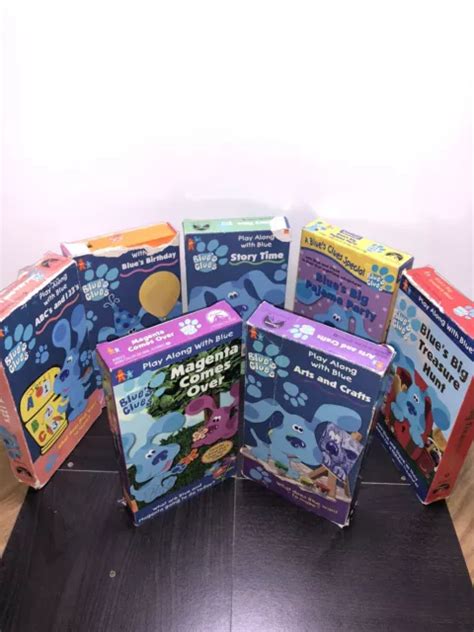 Lot Of Blues Clues Vhs Tapes Lot Of Vintage Vhs Tapes See