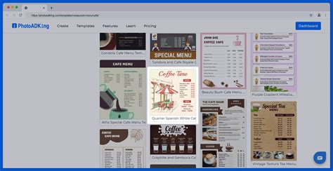 How to Design a Coffee Menu Using Templates?