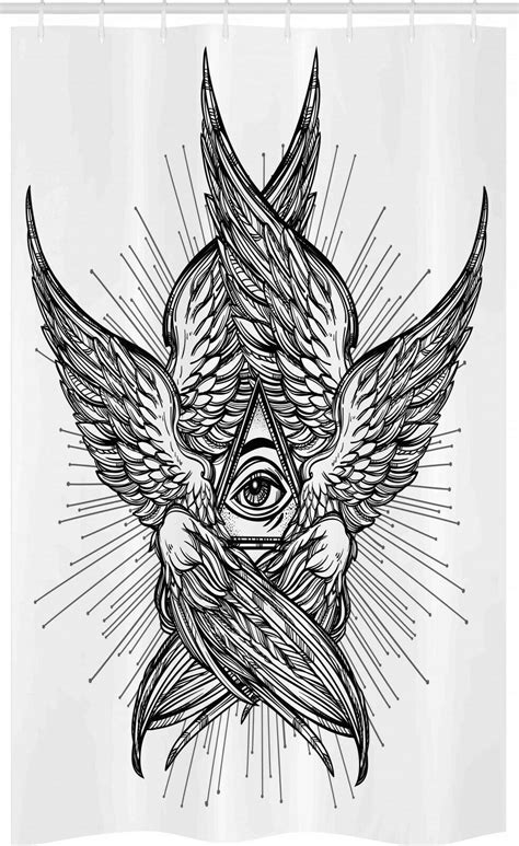 Eye Stall Shower Curtain Providence Vintage Angel | eBay | Tattoos ...
