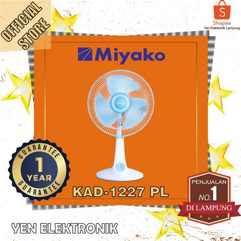 Jual MIYAKO KAD 1227 B Kipas Angin Meja Duduk Miyako Desk Fan 12 Inch