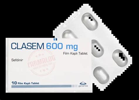 CLASEM 600 MG FILM KAPLI TABLET 10 TABLET KT