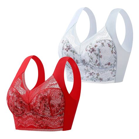 Sopiago Bra Quirurgico Womens Sexy Lace Embroidered Bras Full Coverage