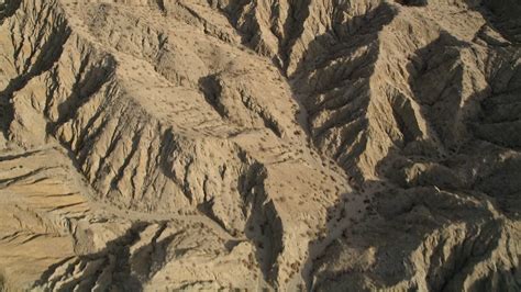 5k Stock Footage Aerial Video Birds Eye View Of An Arid Mountain Range