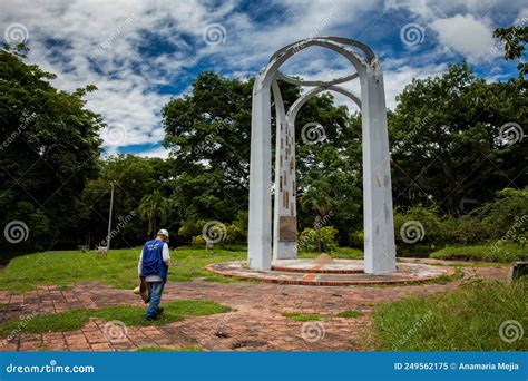 Commemorative Monument Of The Armero Tragedy Caused By The Nevado Del ...