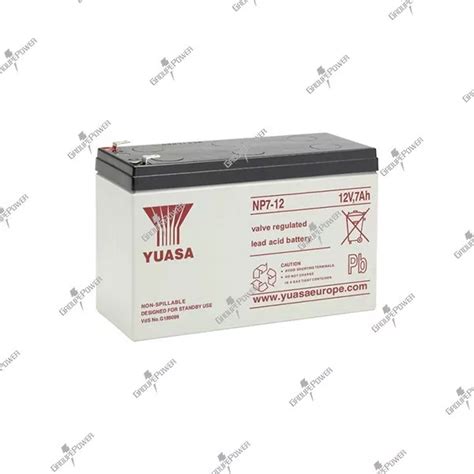 Batterie Portail Electrique Plomb Tanche Yuasa Np V Ah