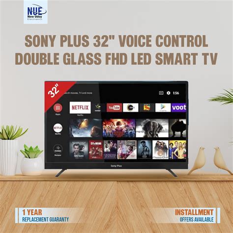 Sony Plus 32 inch Double Glass voice control HD LED TV - New Udoy ...