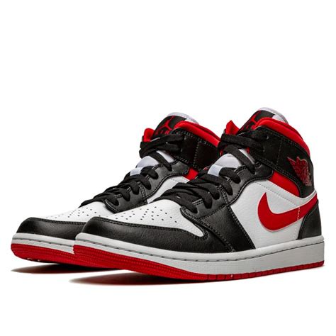 Air Jordan 1 Mid Gym Red Black White - 554724-122 | Limited Resell