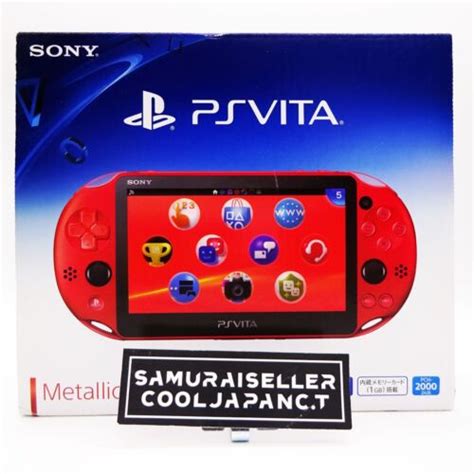 Sony Pch Za Playstation Ps Vita Wi Fi Metallic Red Console Japan