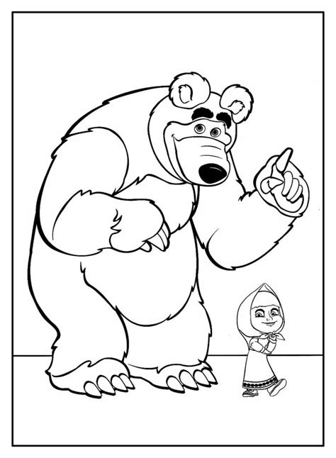 Total Imagen Desenhos Para Colorir E Imprimir Masha Eo Urso Br