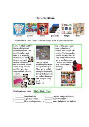 Our Collections Esl Worksheet By Tentere