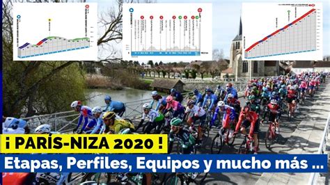 Paris Niza Etapas Perfiles Equipos Y Ciclistas Confirmados