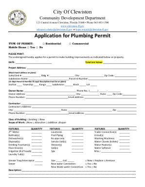 Fillable Online Permitting Building Permits Fax Email Print PdfFiller