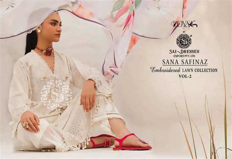 SAI DRESSES PRESENT SANA SAFINAZ EMBROIDERED LAWN COLLECTION VOL 2