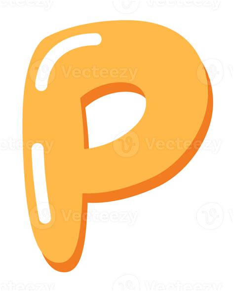 Alphabet Cute For Kids Letter P 36273906 Png