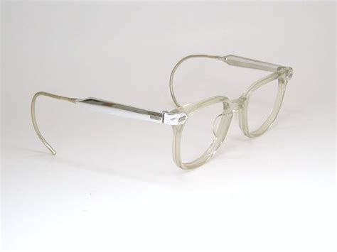 Vintage 50s Mens Horn Rim Glasses Eyeglasses Sunglasses Clear Etsy