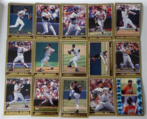 Topps Series Baltimore Orioles Team Set Of Baseball Cards