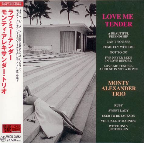 Club CD The Monty Alexander Trio Love Me Tender