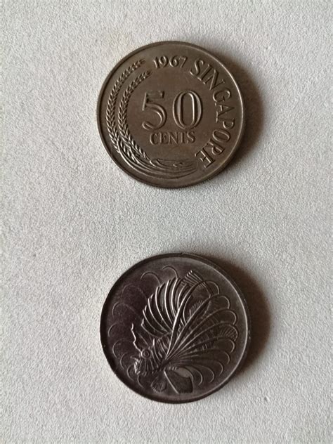 X Singapore Cents Old Coins Coins Hobbies Toys