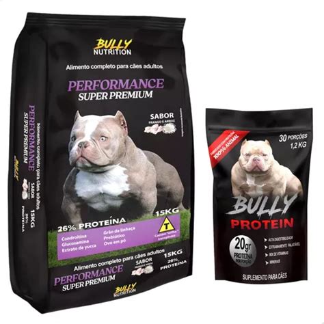 Ração 15kg Premium Suplemento Para Cachorro American Bully