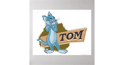 Tom Attitude Logo Poster Zazzle