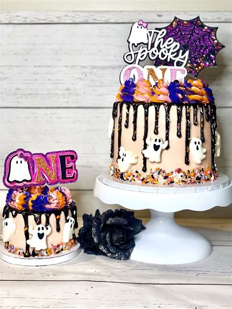 The Spooky One Cake Topper Cake Topper Ghost Cake Topper One Cake