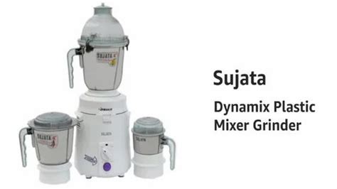 Sujata Dynamix W Plastic Mixer Grinder For Wet Dry Grinding At Rs