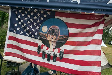 Native American United States American Flag Joel Gordon Photography