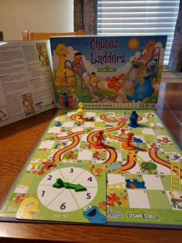 Chutes And Ladders Sesame Street Game 100 Complete 2004 Milton Bradley 2004 Values Mavin