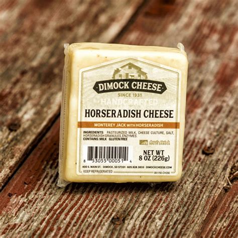 Horseradish Cheese - Cheese Blocks