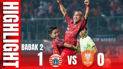 Gol Cantik Riko Simanjuntak Jadi Penutup Manis Laga Persija Vs