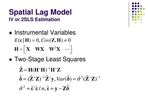 Spatial Econometric Analysis Using Gauss Ppt Download