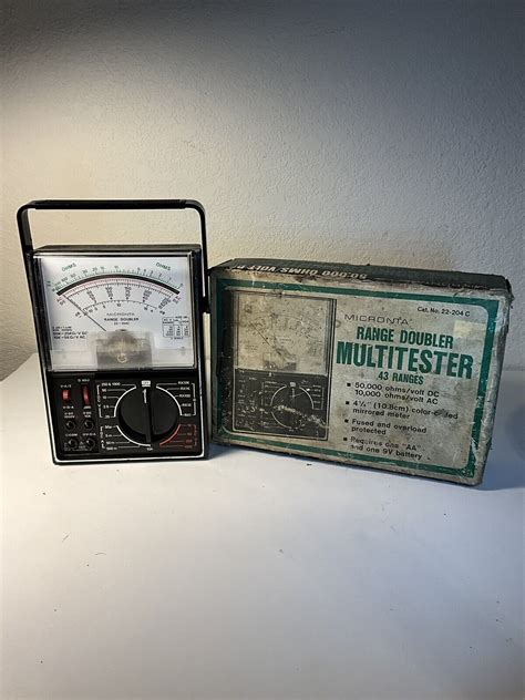 Micronta 22 204c Range Doubler Multi Tester 43 Ranges 50 000 Ohms Volts